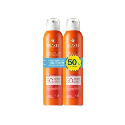Rilastil Rilastil Sun System Dry Touch Spray Spf 50 2X200Ml