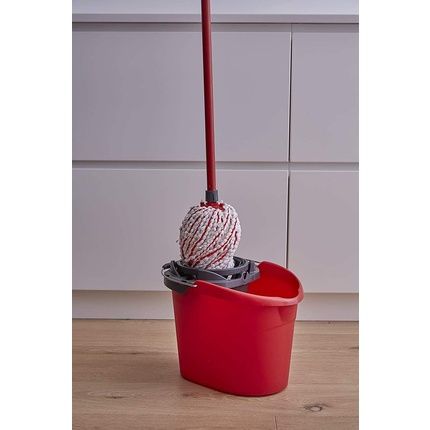 Vileda Supermocio Microfibre & Power Mop Head Multicoloured 7X14X40 Cm
