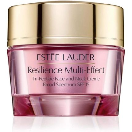 E. Lauder Resilience Multi-Effect Face And Neck Cream Spf 15 50Ml For Dry Skin