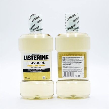 Listerine Fresh Lime & Mint Mouthwash 500Ml