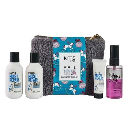 Kms Moistrepair Travel Gift Set For Dry And Damaged Hair