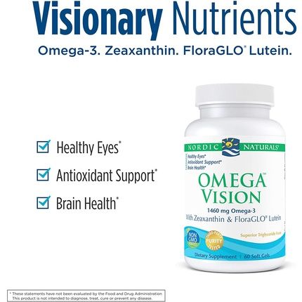 Nordic Naturals Ultimate Dha Eye With Lutein And Zeaxanthin 1000Mg 60 Capsules