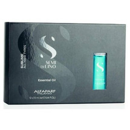 Alfaparf Milano Semi Di Lino Sublime Essential Oil Essential Oil For All Hair Types 12 X 13 Ml