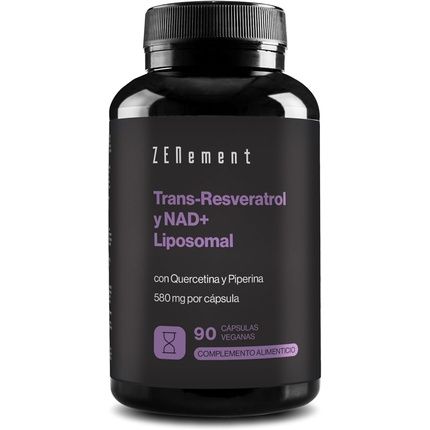 Trans-Resveratrol & Nad+ Liposomal With Quercetin And Piperine 580Mg
