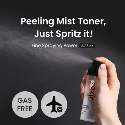 Coxir Brown Rice Niacinamide Peeling Mist Toner With Aha And Bha - Image 3