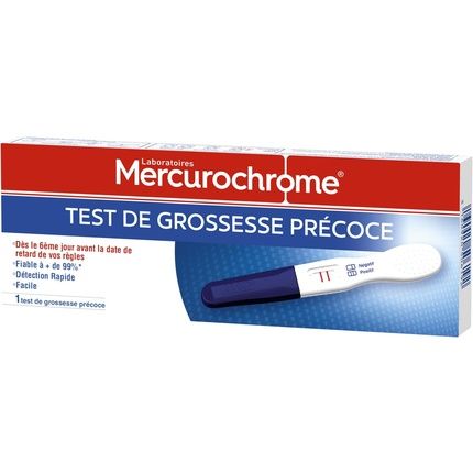 Mercurochrome Early Pregnancy Test - From The 6Th Day Before