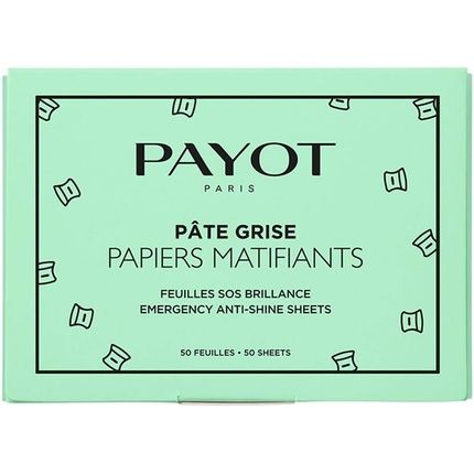 Payot Pate Grise Blotting Papers Case With 50 Sebum Absorbing Sheets