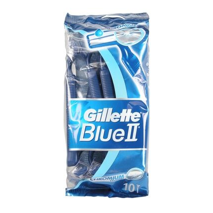 Gillette Blue Ii Disposable Razors Pack Of 10 Units