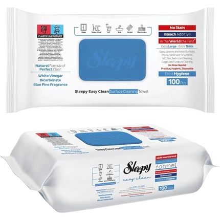 Sleepy Easy Clean Surface Cleaning Cloths With Bleach