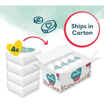 Pampers Harmonie Nappy Pants Size 6 132 Nappies 15Kg+ 360Deg Fit & Soft Outer Cover With Premium Cotton Nappy Pants Size 6 Size 6