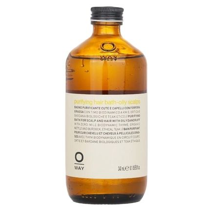 Oway Be Curly Purifying Hair Bath Shampoo For Oily Scalps 240Ml