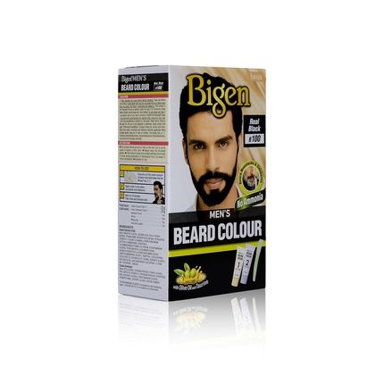 Bigen Beard Colour For Men Gray Hair Coverage In 10 Minutes No Ammonia 100 True Black - Image 3