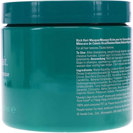 Aveda Intensive Strengthening Masque Rich 450Ml - Image 3