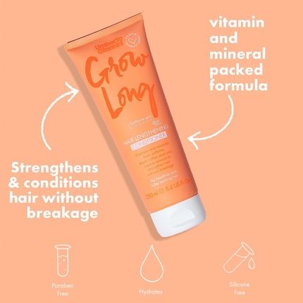 Umberto Giannini Grow Long Lengthening Conditioner Hydrate And Strengthen Vegan Cruelty Free 250Ml - Image 3