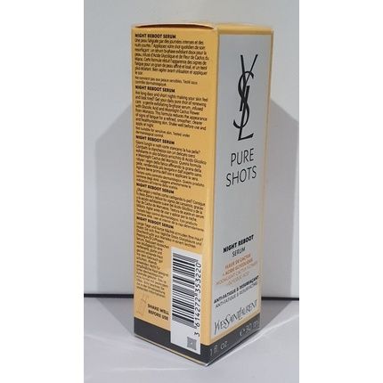 Ysl Yves Saint Lauren Pure Shots Night Reboot Face Serum 30Ml