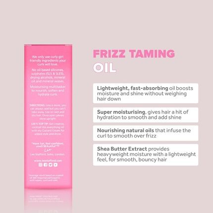 Lee Stafford For The Love Of Curls Frizz Huile Taming 50Ml - Image 3
