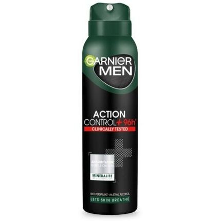 Garnier Men Action Control 96H+ Clinically Tested Deodorant Spray 150Ml