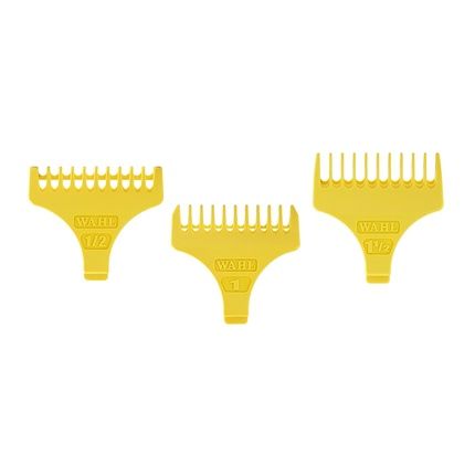Wahl Professional Set Of 3 T Blade Trimmer Guides Yellow