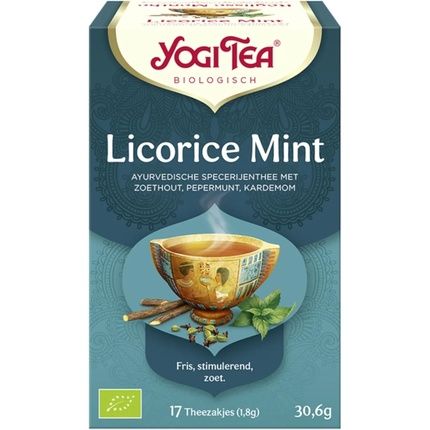 Yogi Teas Ayurvedic Licorice Mint 17 Bags