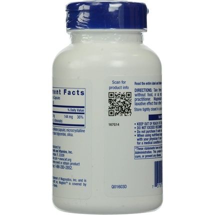 Life Extension Neuro-Mag Magnesium L-Threonate Vegetarian Capsules 90 Capsules - Image 3