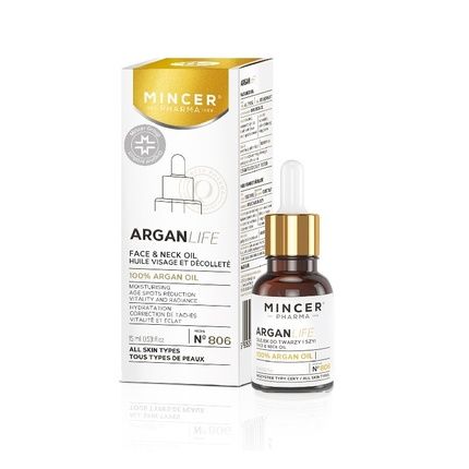 Mincer Pharma Argan Life Face And Neck Oil No.806 15Ml