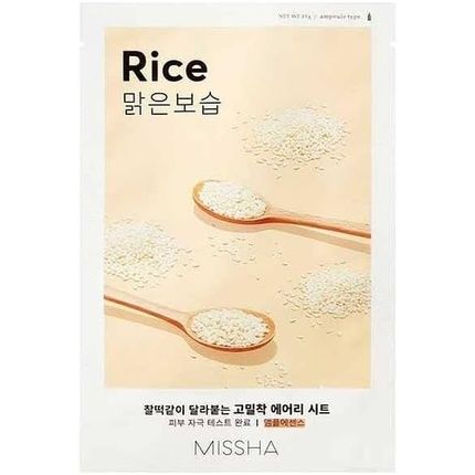 Missha Airy Fit Rice Sheet Mask 19G