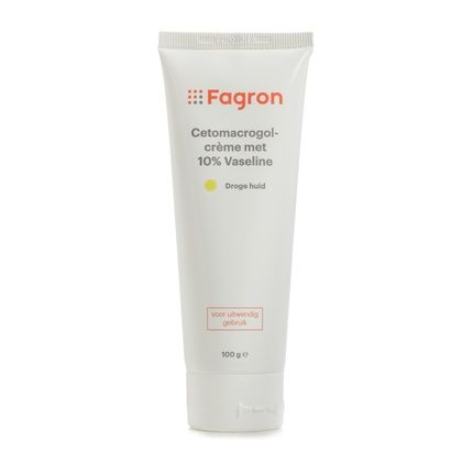 Fagron Cetomacrogol Cream With Vaseline 10% 100Gr