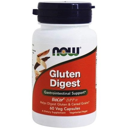 Now Foods Gluten Digest Vegetarian Capsules 60 Count