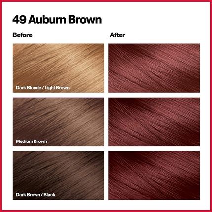 Revlon Colorsilk Beautiful Color 49 Auburn Brown 1 Count
