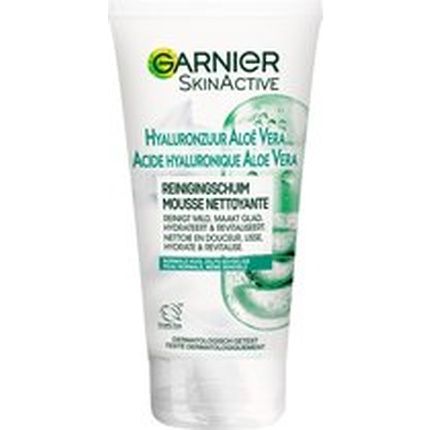 Garnier Skin Active Hyaluronic Acid Aloe Vera Hydrating Facial Cleansing Foam - 150Ml