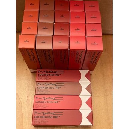 Mac Locked Kiss Rouge Tint 24 Hour Liquid Lipstick - Full Size New In Box - Image 4