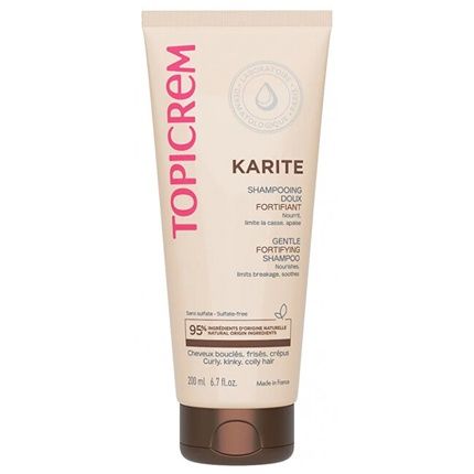 Topicrem Karite Gentle Fortifying Shampoo For Curly And Frizzy Hair 200 Ml