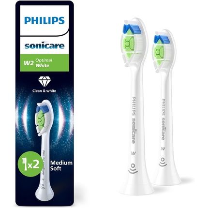 Philips Sonicare W2 Optimal White Genuine Replacement Toothbrush Heads