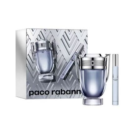 Paco Rabanne Invictus Gift Box - Edt 100Ml + Travel Spray 10Ml