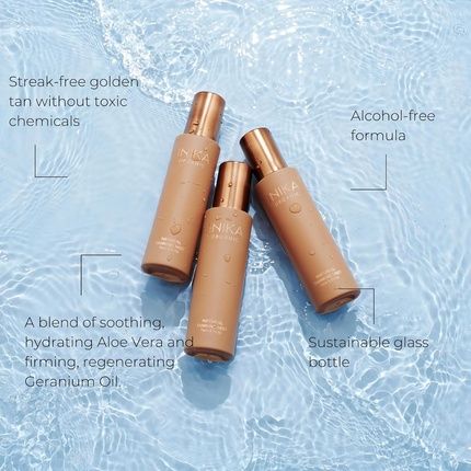 Inika Organic Natural Tanning Mist With Natural Dha - Buildable And Streak-Free - Image 3