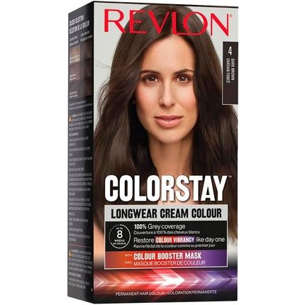 Revlon Colorstay Longwear Cream Hair Color 4 Medium Brown 165Ml