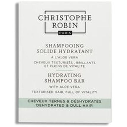 Christophe Robin Hydrating Shampoo Bar With Aloe Vera 100G