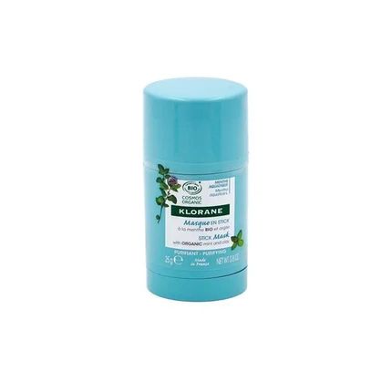 Klorane Aquatic Mint Purifying Stick Mask 25G Face Mask For Combination To Oily Skin