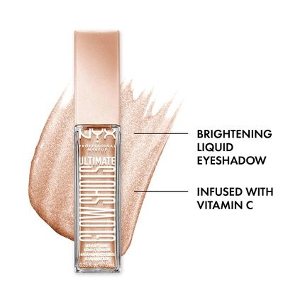 Nyx Professional Makeup Ultimate Glow Shots Liquid Eyeshadow With Vitamin C Highkey Lychee