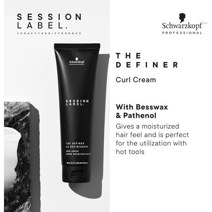 Schwarzkopf Professional Session Label Curl Cream 150Ml - Image 3