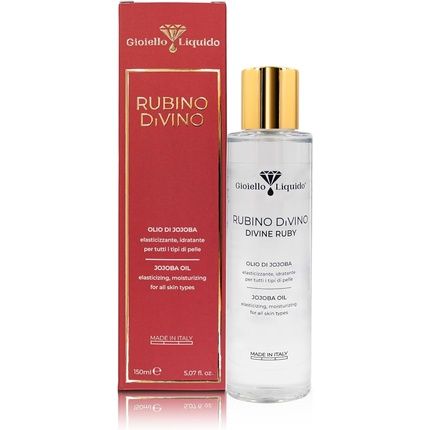 Quick-Absorbing Jojoba Oil Cold-Pressed Rich In Vitamins E And F For Soft Skin And Hair Healthy Nails Natural Cosmetic Liquid Jewel 150Ml