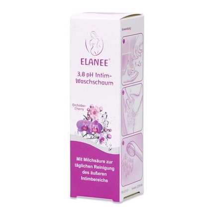 Elanee 3.8 Ph Intimate Wash Foam With Lactic Acid For Daily Cleansing Of The External Intimate Area 50Ml