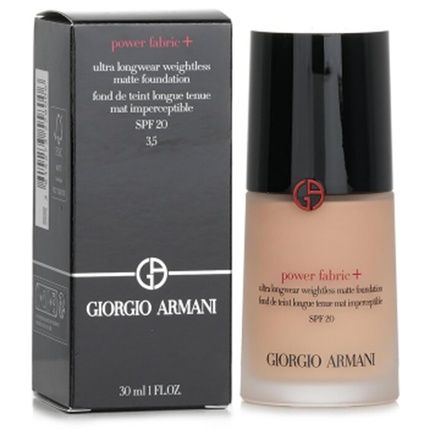Giorgio Armani Power Fabric + Ultra Longwear Weightless Matte Foundation 3.5 Spf 20 30Ml 1Oz