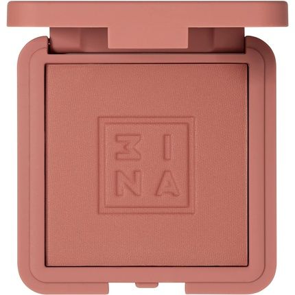 3Ina Makeup The Blush 503 Nude Powder Blush، لمسة نهائية حريرية طبيعية، بودرة معدنية مضغوطة مضيئة، أحمر خدود مضيئ، تركيبة تدوم طويلاً وقابلة للبناء، نباتية، لم يتم الإساءة إلى الحيوانات في تصنيعها