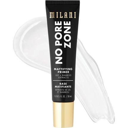 Milani No Pore Zone Mattifying Primer For Makeup 1.0 Floz Matte Face Primer For Oily Skin