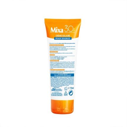 Mixa Face And Body Sunscreen With Optimal Tolerance Spf 30 75Ml
