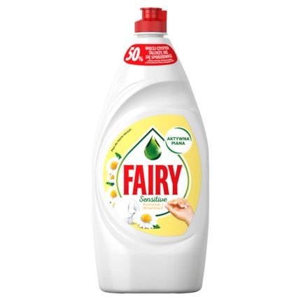 Fairy Sensitive Chamomile With Vitamin E Dishwashing Liquid 900Ml