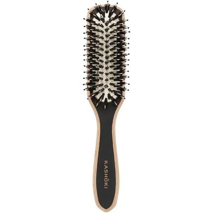 T4B Kashhoki Touch Of Nature Wooden Hair Brush Slim
