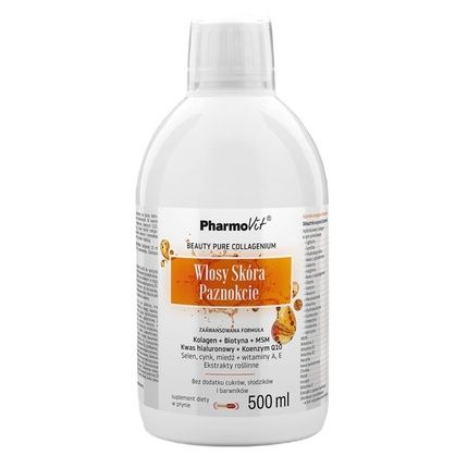 Pharmovit Hair - Skin - Nails Dietary Supplement In Liquid 500Ml