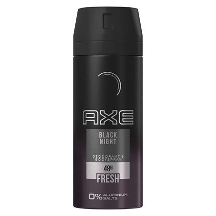 Axe Bodyspray Black Night Deodorant Without Aluminum 150Ml